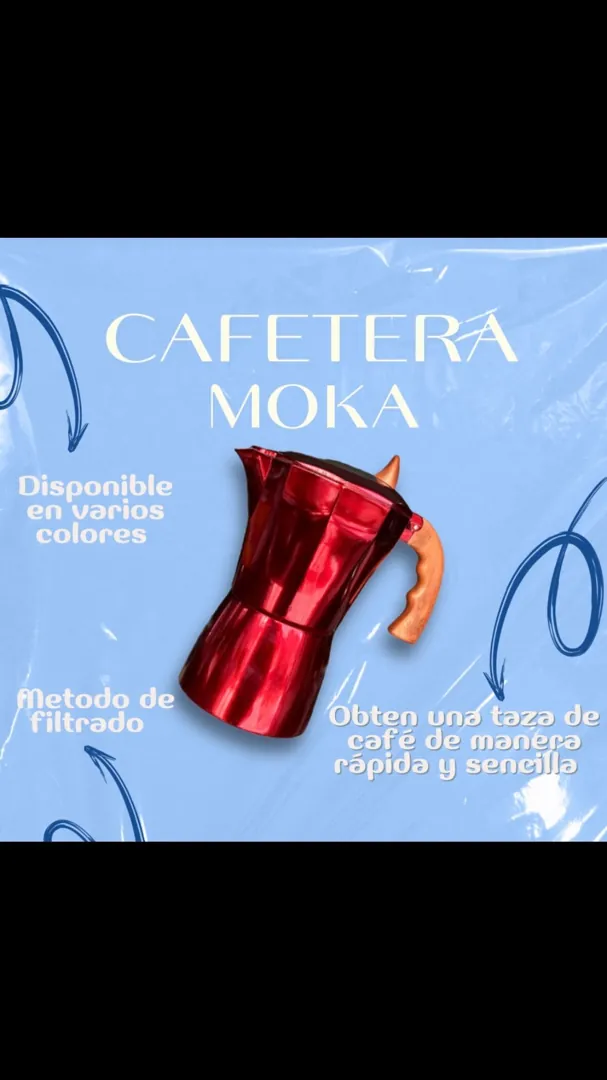 Cafetera Moka (Italiana) de Colores en video