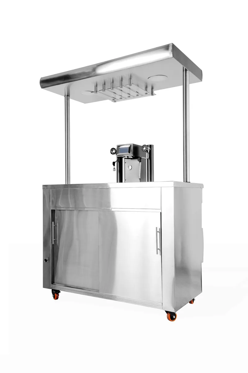 Fabricación a la Medida – Mueble / barra de café en acero