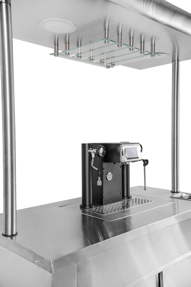 Fabricación a la Medida – Mueble / barra de café en acero