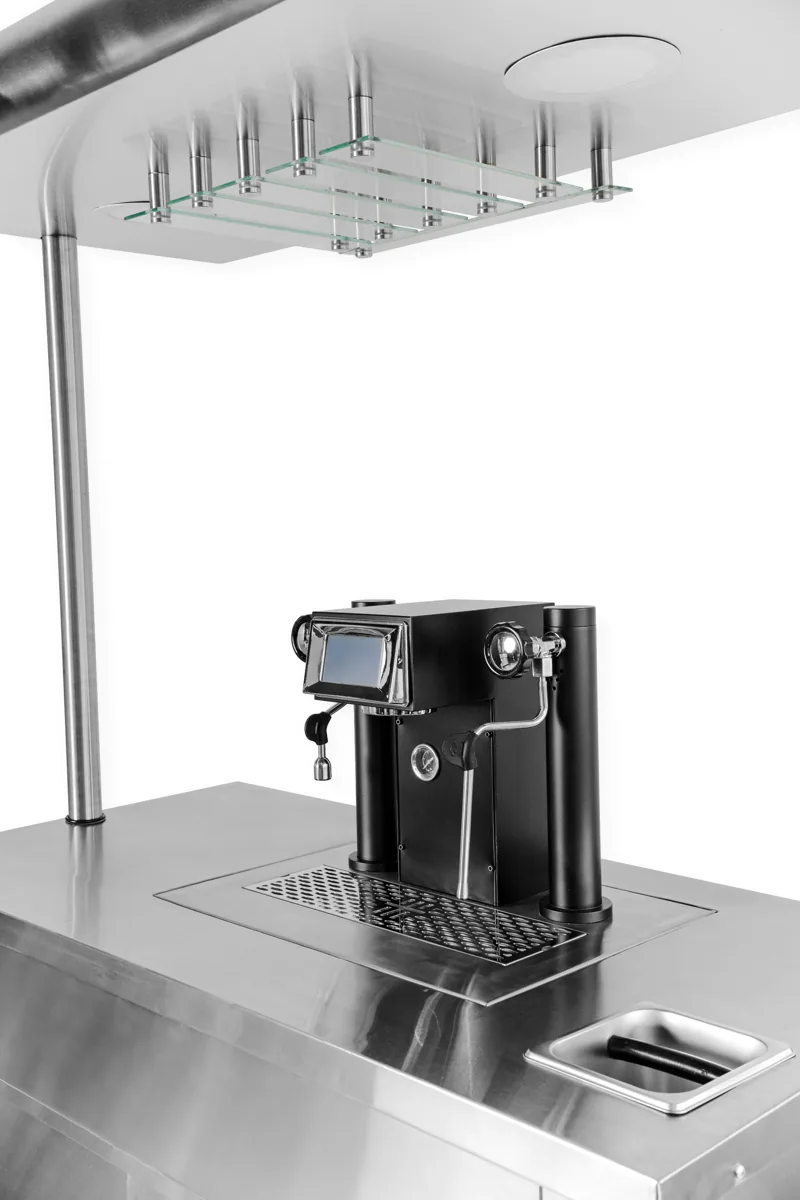 Fabricación a la Medida – Mueble / barra de café en acero
