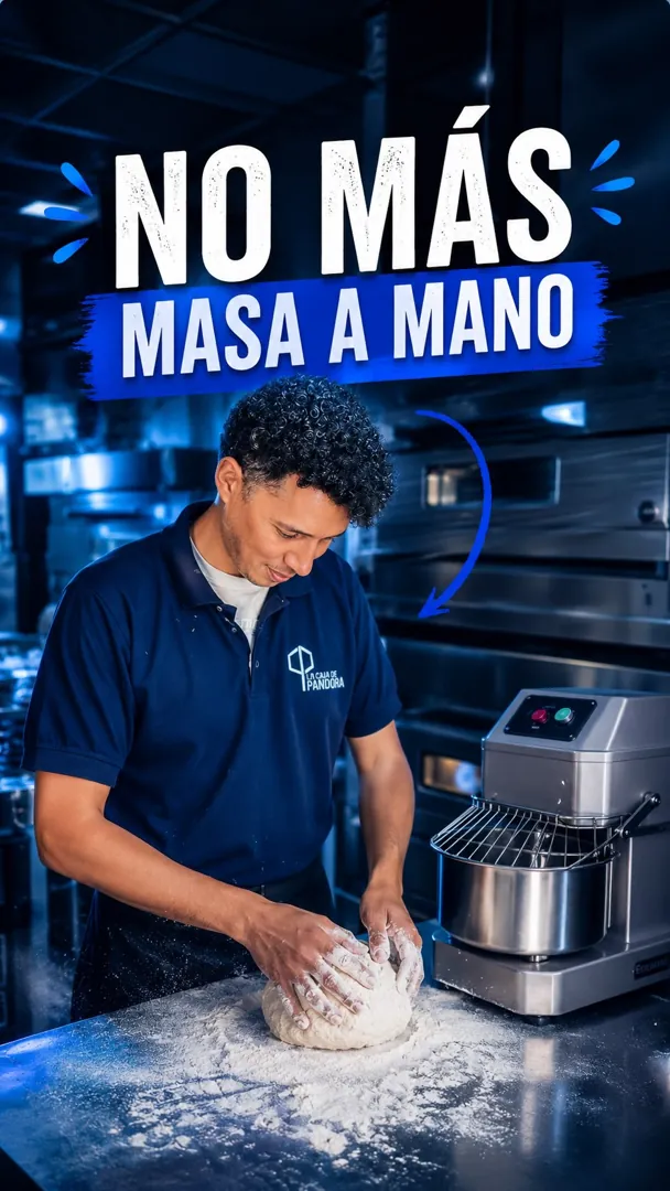 Mojadora Industrial Espiral Equimaq en video
